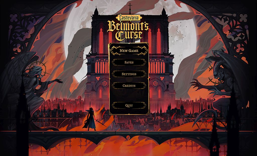 castlevania curse menu