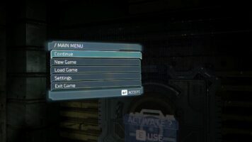 dead space 2023 menu