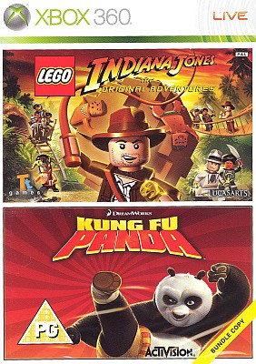 lego indiana jones + kung fu panda