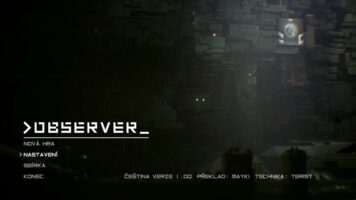 observer menu